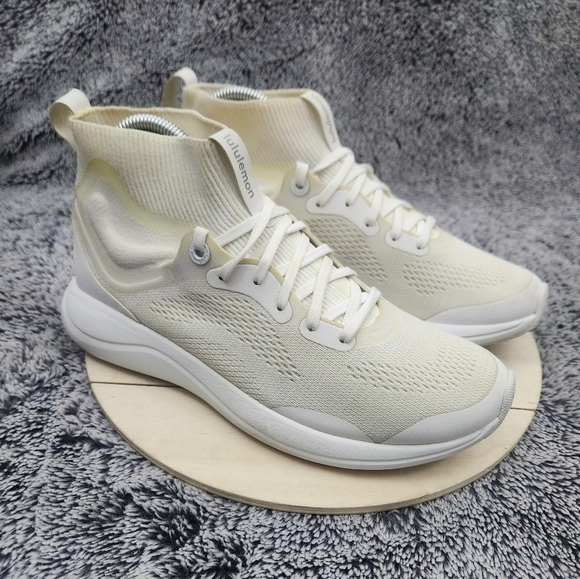 lululemon athletica Shoes - Lululemon Chargefeel Mid Women's Workout Shoe WHT/ANCH/WHT Size 8.5